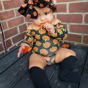 *************SOLD*************** 🍁Pumpkin leotard